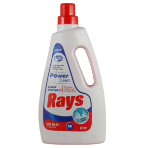 Rays Always Power Clean Liquid Detergent (1L) – Antibacterial Deep Clean Formula
