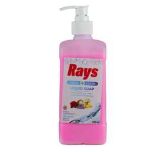 Rays Always Fresh+ Clean Liquid Hand Soap (500ml) – Antibacterial Germ Protection